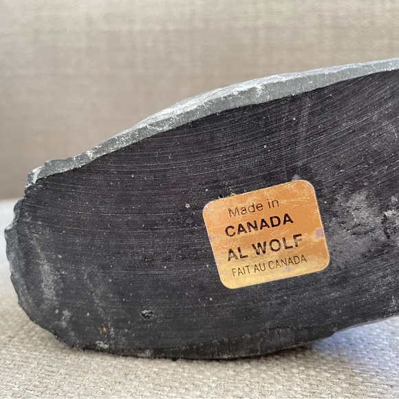 Vintage Soapstone Owls by Al Wolf - Picture 3 of 4